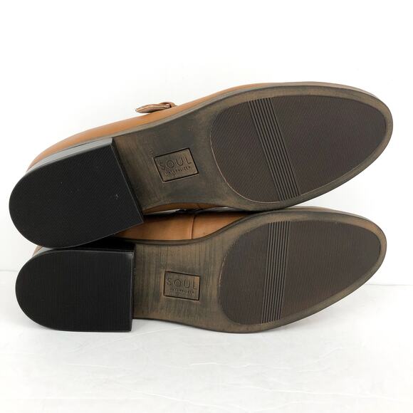 Soul Naturalizer Womens Ramona Mary Jane Flats US 11 Wide EU 42 Brown NIB - Picture 9 of 10